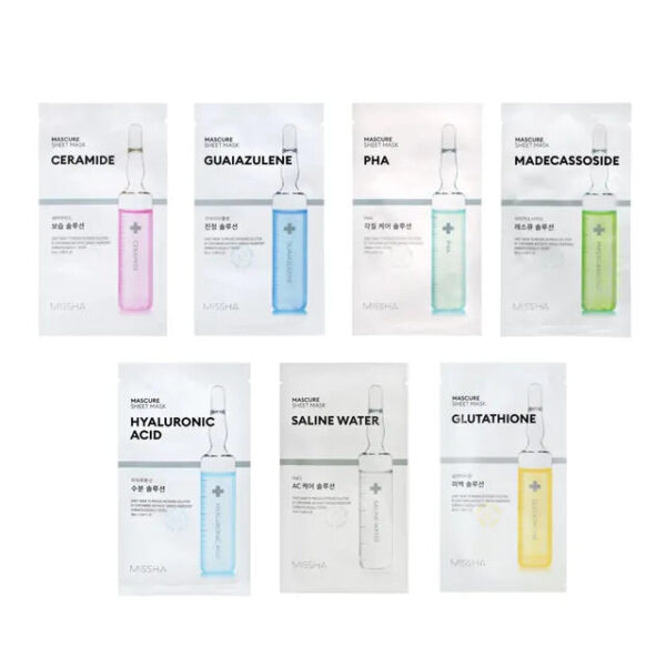 Mascure moisture barrier solution sheet mask