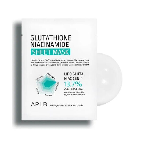 Glutathione niacinamide sheet mask